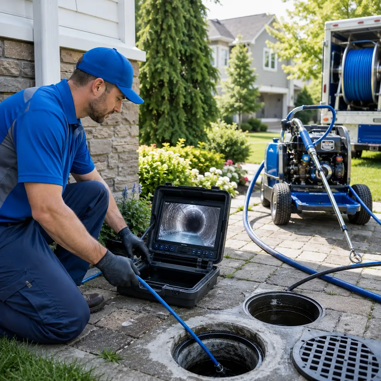Outdoor drain cleaning professionals serving Custer City, OK